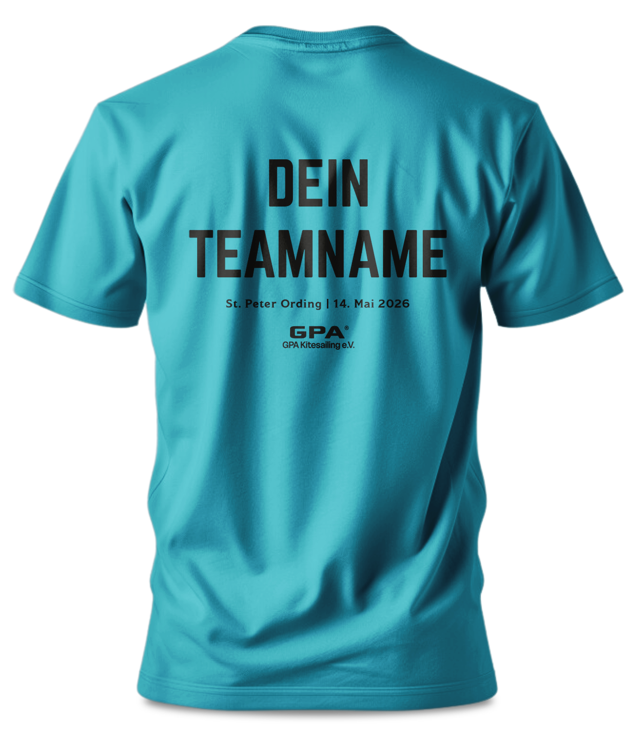 Basic T-Shirt 8h Rennen 2026 mit Teamname im Set (2 - 4 Stück) – Bild 2